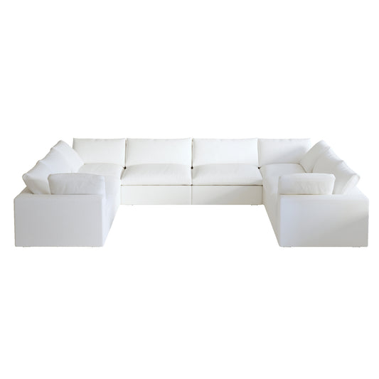 Cloud | 160.6" 8-Seat Armrest Sectional Couch Set