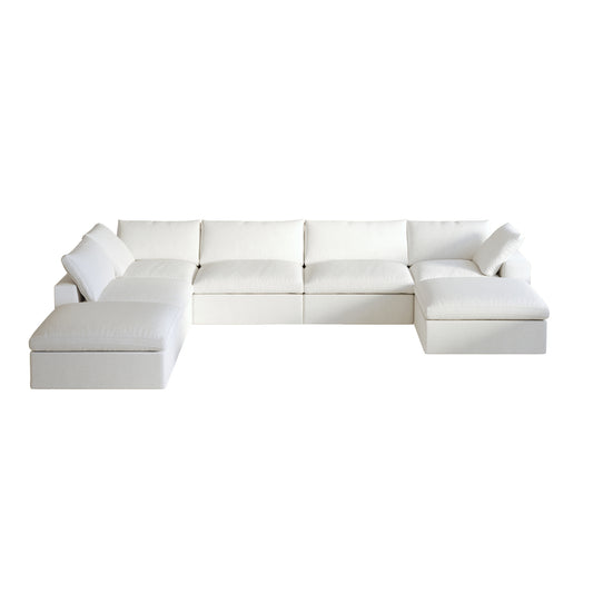 Cloud | 160.6" Modular Sofa Set 7-Seat Chaise Corner Sectional