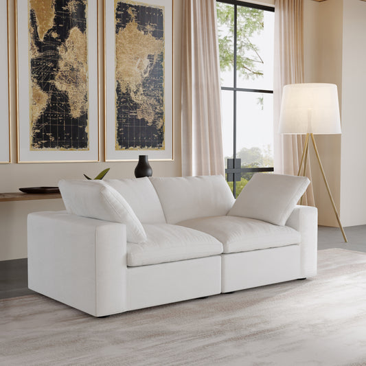 Cloud | 80.3" Sectional Sofa-LoveSeat Removable Sofa Cover