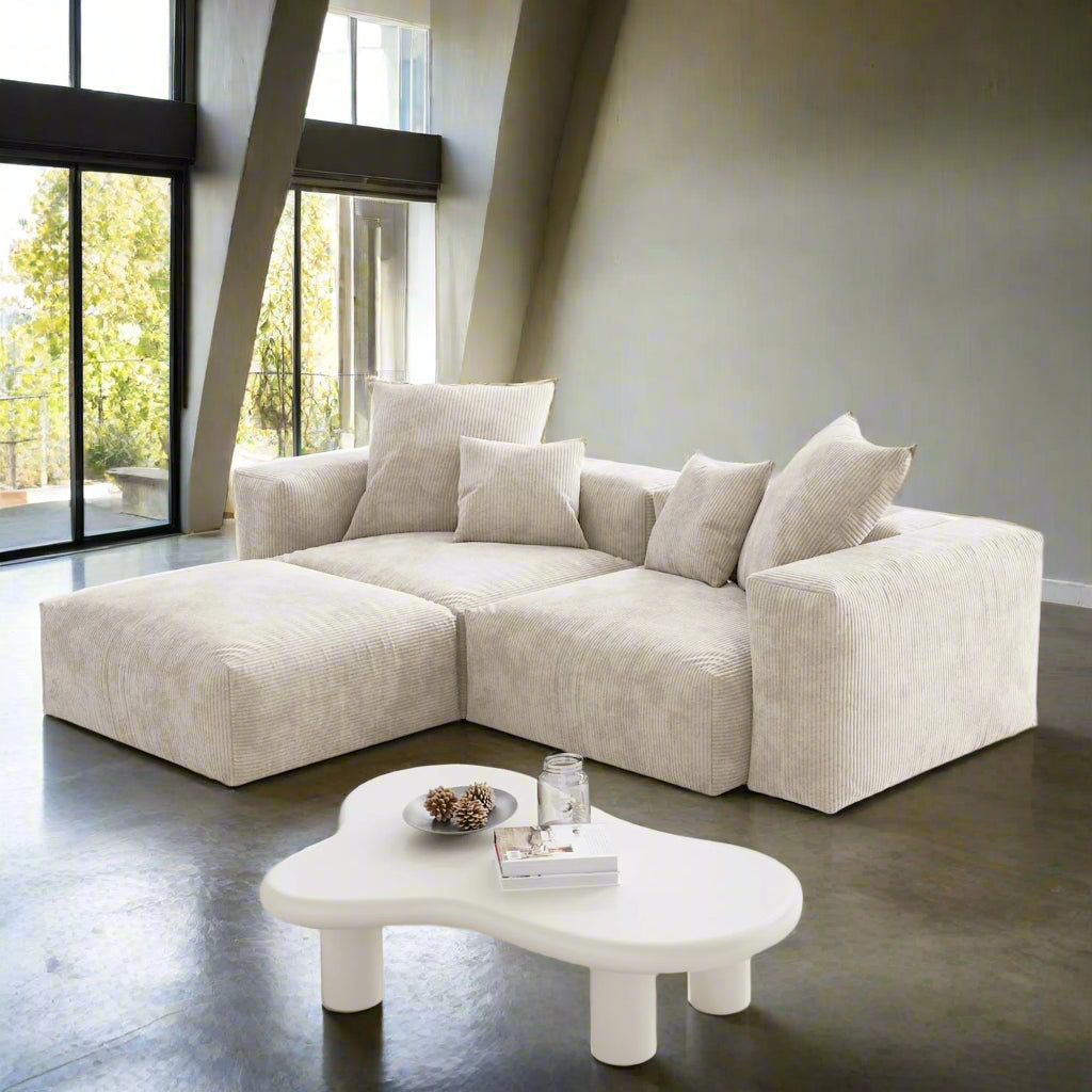 NAVI 102'' Loveseat With Ottoman