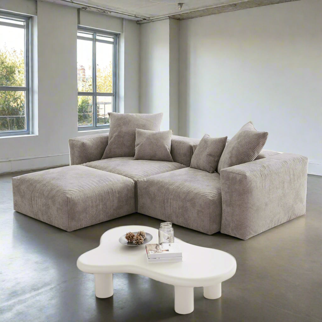 NAVI 102'' Loveseat With Ottoman