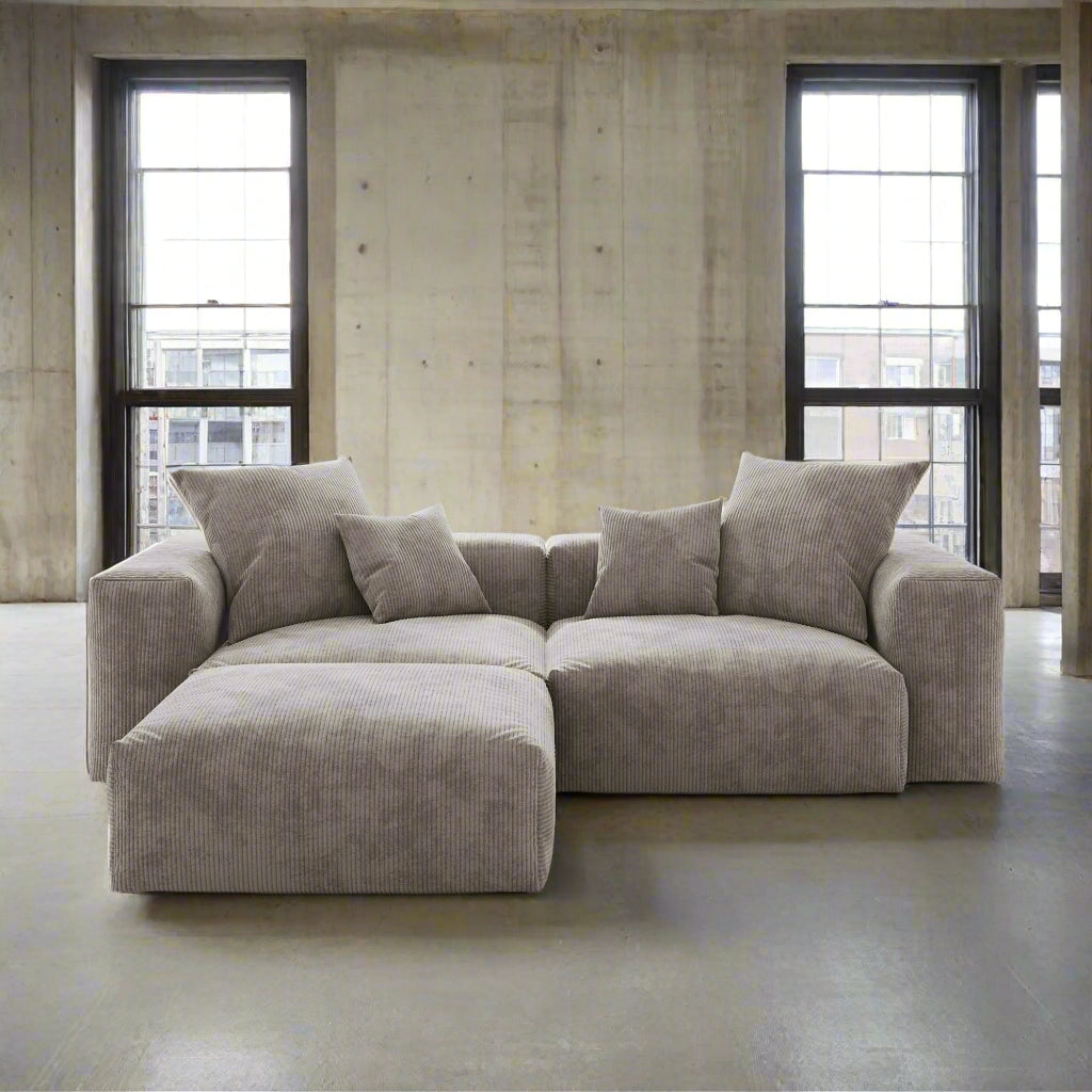 NAVI 102'' Loveseat With Ottoman