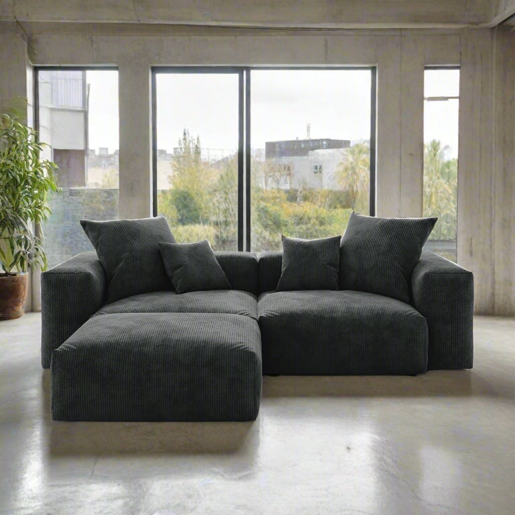 NAVI 102'' Loveseat With Ottoman